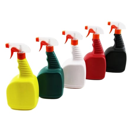 Özel Üretim Temizlik Bitki Sulama Tetikli 1 Litre Boş Sprey Şişesi - Püskürtücü Başlık - Plastik