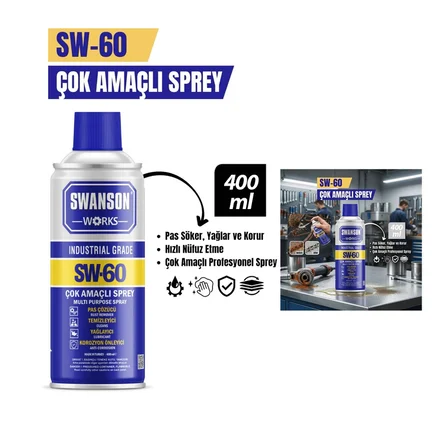 Özel Üretim Metal Bakım Çok Amaçlı Profesyonel Sprey 400 ml Pas Sökücü Yağlayıcı Koruyucu