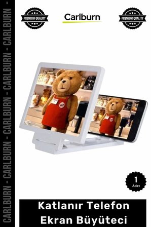 Özel Üretim Cep Telefonu Video İzleme Sinevizyon Etkili Katlanır Taşınabilir Telefon Ekran Büyüteci
