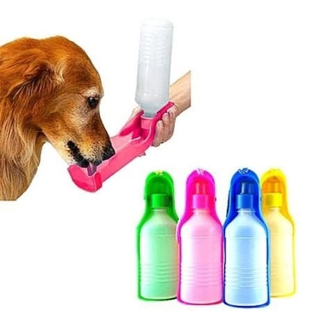 Özel Üretim Kedi Su Kabı Pratik Taşınabilir Evcil Hayvan Seyahat Suluğu 500 ml.