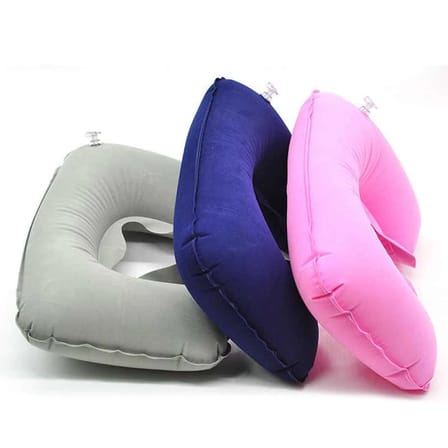 #Yastık Konforlu Ergonomik Yumuşak Dokulu Sağlam Pratik Seyahat Yastığı Şişme Boyun Tipi Ortopedik