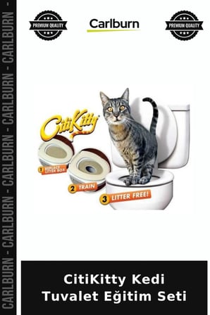 Özel Üretim Ekonomik Hijyenik Pratik CitiKitty Kedi Tuvalet Eğitim Seti