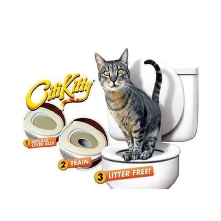 Özel Üretim Ekonomik Hijyenik Pratik CitiKitty Kedi Tuvalet Eğitim Seti