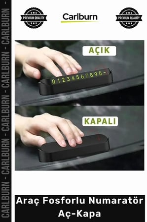 #Numaratör Şık Tasarım Pratik Mıknatıslı Magnetli Rakamlı Fosforlu Araç Fosforlu Numaratör Aç-Kapa