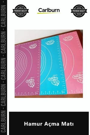 Özel Üretim 50x40 cm Silikon Silpat Şeker Hamuru Hazırlama Tezgahı Kaydırmaz Mutfak Hamur Açma Matı