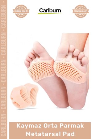 Özel Üretim Kaymaz Nefes Alan Hava Delikli Ayakkabı Destekli Ön Ayak Orta Parmak Metatarsal Pad