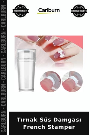 Özel Üretim Nail Art Güzellik Bakım Tırnak Süs Damgası French Stamper