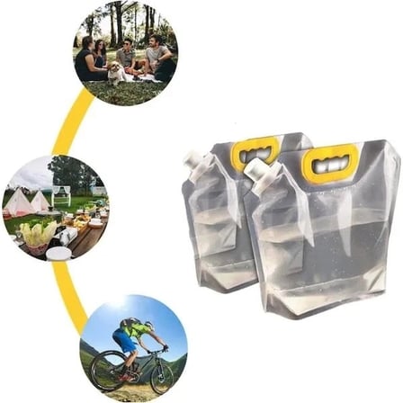 Dayanıklı Plastik İçecek Çantası 2 Litre Acil Durum Piknik Ürünü
