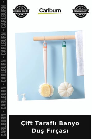 Çift Taraflı Banyo Duş Fırçası Vücut Bakımı Temizlik Yardımcısı Cilt Temizliği