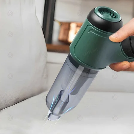 #Süpürge Güçlü Vakum Kablosuz Şarjlı Taşınabilir Profesyonel Air Blower Araba Süpürgesi Yeşil