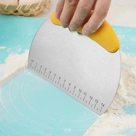 Paslanmaz Çelik Hamur Kesme ve Şekillendirme Spatulası Mutfak Gereci Tatlı Hazırlama Şekillendirici