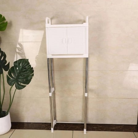 Özel Üretim Dolap Kapaklı Pratik Banyo Düzenleyici Raf Dolabı