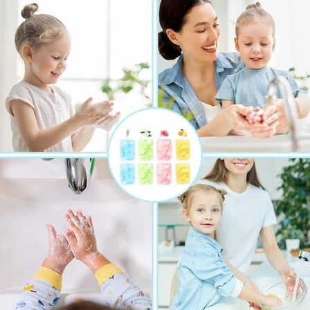 #Sabun Pratik Çok Renkli Çiçek Dilimli Koku Etkili El Vücut Hijyeni Kullanımı Kolay Sihirli Sabun