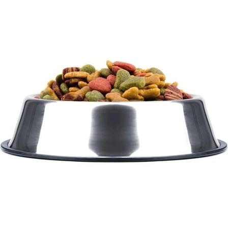 Özel Üretim Evcil Hayvan Köpek Maması Kedi Besleme Ekipman Paslanmaz Çelik Metal Mama Kabı 34 cm.