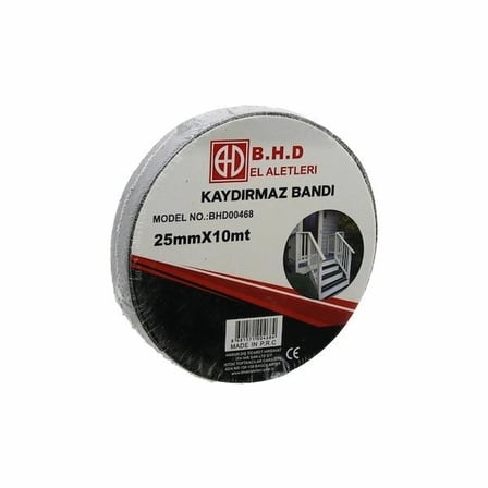Kaydırmaz Siyah Bant 25 mm X 10 mt Seramik Uyumlu Rampalar İçin Ev Gereçleri