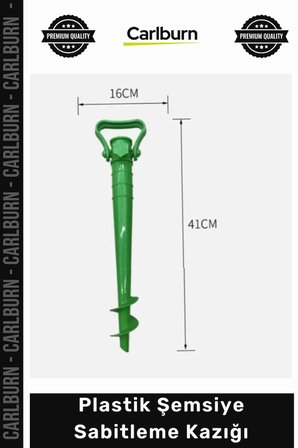 #Kazık Spiral Uçlu Kum Toprak Zemin Tutucu Sağlam Ayarlı Aparat Plastik Şemsiye Sabitleme Kazığı