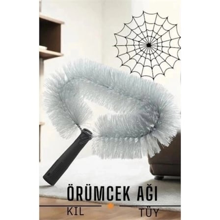 Özel Üretim Temizlik Pratik Ev Aksesuarı Ulaşılması Zor Alanlar Toz Tüy Örümcek Ağı Alma Fırçası