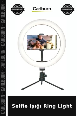 Selfie Işığı Ring Light Çekim Aksesuarı Makyaj Lambası Ayarlanabilir Lamba