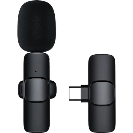Mini Yaka Mikrofonu Type-C Uyumlu Röportaj Aleti Toplantı Aracı Ders Anlatımı