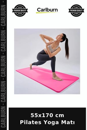 Özel Üretim Konforlu Spor Egzersiz Fitness 55x170 cm Pilates Yoga Matı