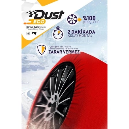 Özel Üretim Kış Lastiği Patinaj Önleyici Araç Güvenlik Pratik Montaj Dust Eco Kar Çorabı