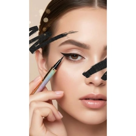 Özel Üretim Pratik Belirgin Çizgiler Yoğun Siyah Göz Makyajı Kalem Eyeliner