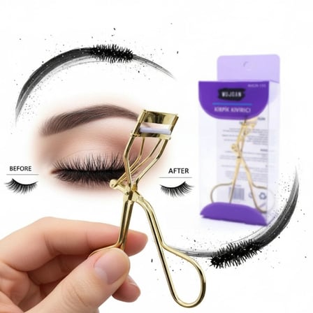 #KirpikKıvırıcı Ergonomik Tutuş Etkili Bakışlar Yaratan Dayanıklı Metal Şık Tasarım Gold Kirpik Kıvırıcı