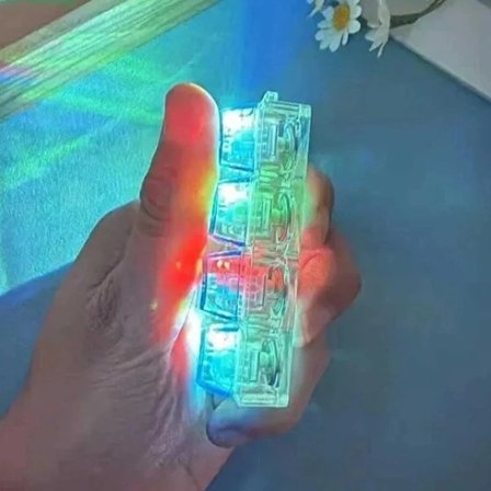 Özel Üretim Mekanik Fidget Stres Oyuncağı RGB Ledli Tıklama Işıklı Klavye Tuşu Switch Anahtarlık