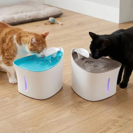 Özel Üretim Evcil Hayvan Akıllı LED Göstergeli Sessiz Filtreli Otomatik Kedi Su Pınarı