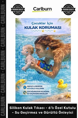 Özel Üretim Yumuşak Uyku Silikon Kulak Tıkacı 6'lı Özel Kutulu Su Geçirmez Gürültü Önleyici