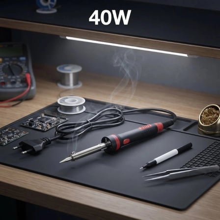 Özel Üretim Elektronik Hobi Tamir Lehimleme 40W Kalem Havya - Pratik Lehim - Elektrikli