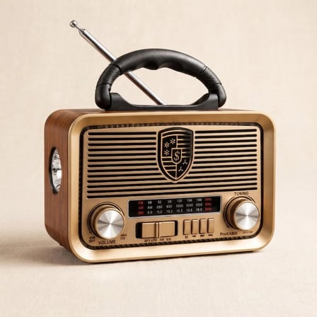 Özel Üretim Solar Panelli Led Fenerli Fm Radyo Nostaljik Tasarım Şarjlı Bluetooth Özellikli