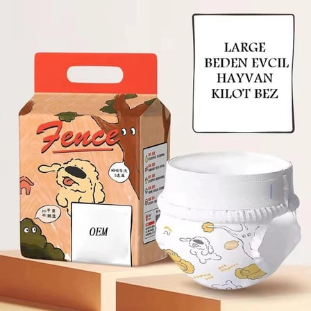 Özel Üretim Köpek Bezi Hijyenik Large Beden Evcil Hayvan Kilot Bez - Ultra Emici - Hızlı Kuruyan