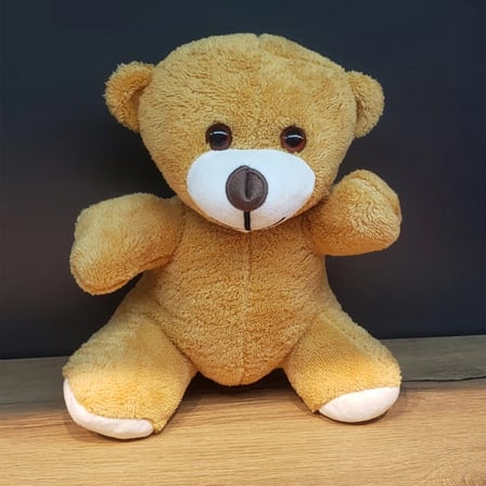 #Ayıcık Kaliteli Yumuşacık 25 cm Hediye Çocuk Koleksiyon Kahverengi Peluş Oyuncak Ayıcık