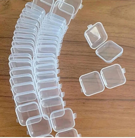 Mini takı kutusu 20 adet düzenli yüzükler küpeler 