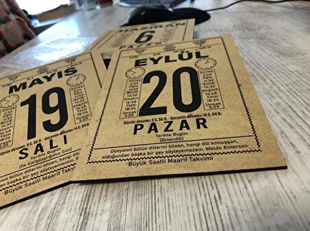 Özel gün takvimi