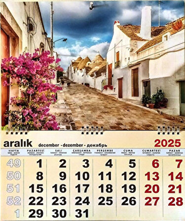 2026  gemici duvar takvimi