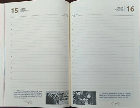 2026   Atatürk görselli ajanda