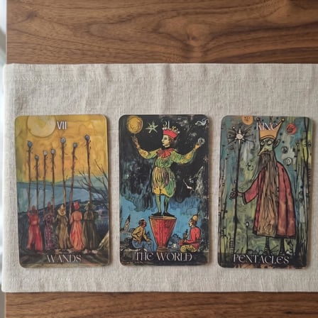 Golden Storybook Tarot Kartları – 78 Kart İngilizce Kutulu Tarot Destesi