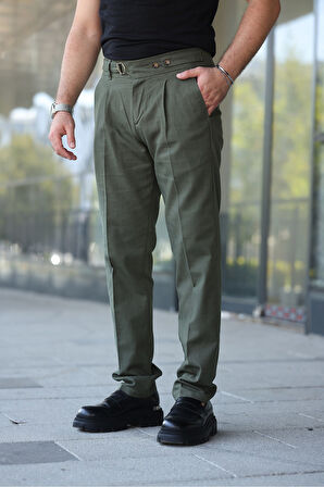 Tasarım İtalyan Model Keten Pantolon