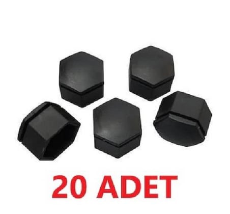 Opel Astra H Siyah Bijon Kapağı 17x23mm (20 Adet) 