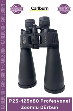 #Dürbün 80mm UV Korumalı Net Görüntü Sunan Güçlü P25125x80 Profesyonel Zoomlu Dürbün