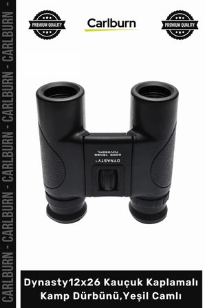#Dürbün Profesyonel Su Geçirmez Avcı Zoom Dynasty12x26 Kauçuk Kaplamalı Kamp DürbünüYeşil Camlı