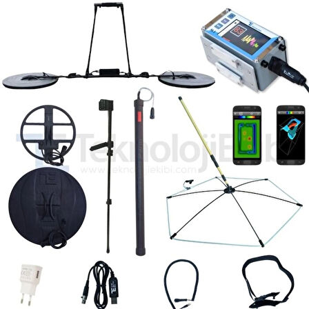 Teknoloji Ekibi M1 EMF Gradiometre Yer Altı Görüntüleme Cihazı