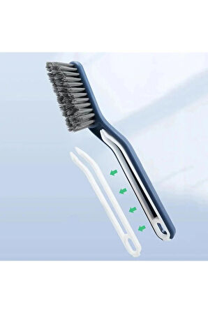 2 Si 1 Arada Kıl Cımbızı Ve Detay Temizlik Fırçası Derz Zemin Fayans Banyo Mutfak Oluk Fırçası