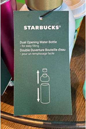 Starbucks Paslanmaz Çelik Şişe Turkuaz 473ml