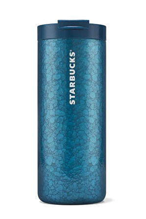 Starbucks Deniz Kabuğu Temalı Koyu Mavi Paslanmaz Çelik Termos 532 ml