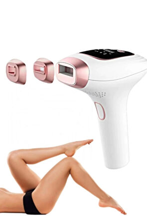 Soğuk Buz IPL Lazer Epilasyon Cihazı-5 Aşamalı Güç-999.99Atım-Otomatik ve Manuel Kullanım TF004