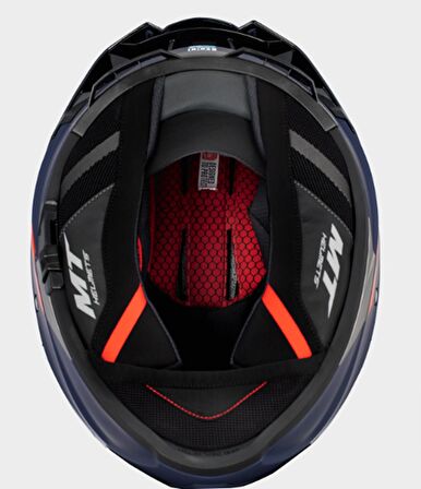 MT Thunder 4SV Solid A11 Şeffaf Vizörlü Kask Parlak Siyah M
