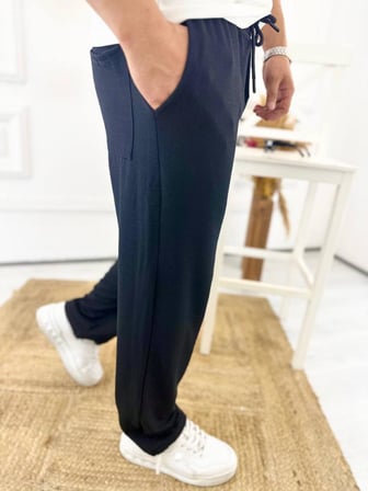 Pantolon Terletmez Esnek Likralı Yumuşak Dokulu Oversize Cepli Rahat Kesim Eşofman Altı